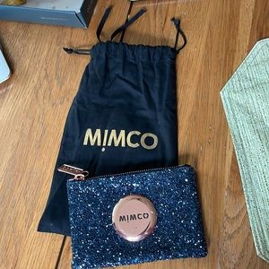 Mimco Sparkle Pouch Wallet Clutch and Dustbag